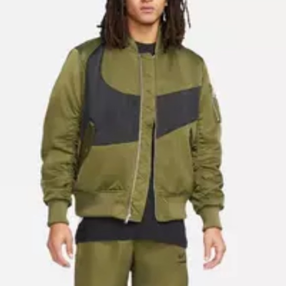 Reversible Nike Swoosh Bomber Jacket - Picture 11 of 17